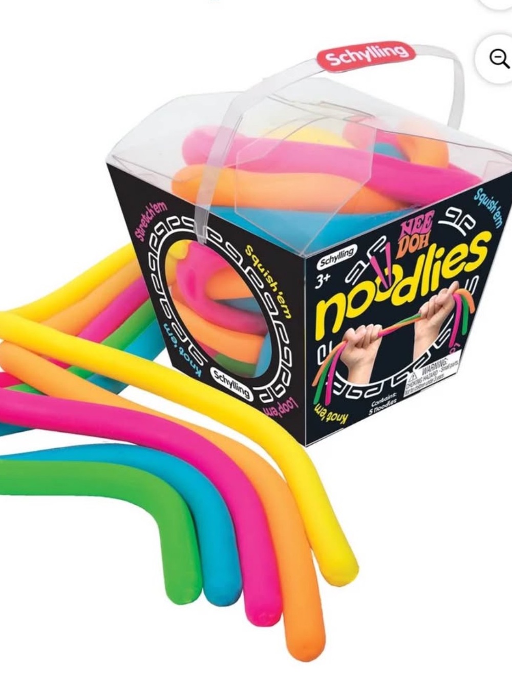 Noodlies Stretchy Party Favors in Bright Multicolor ( New unopened box)
